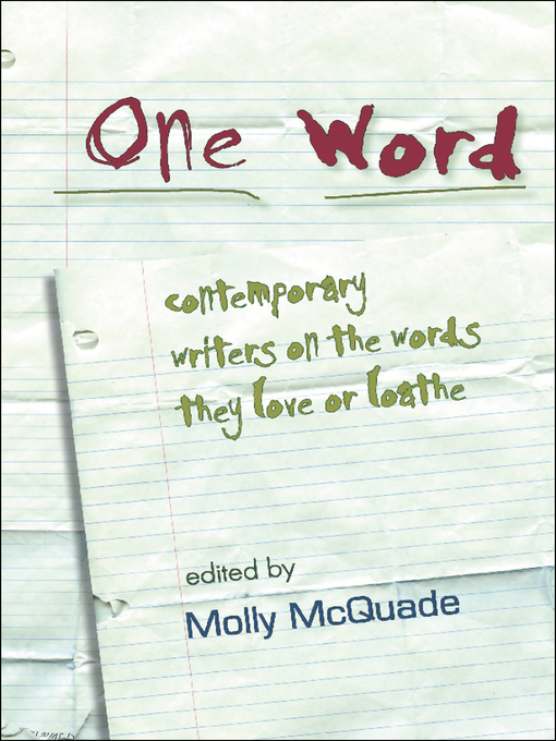 Title details for One Word by Molly McQuade - Available
